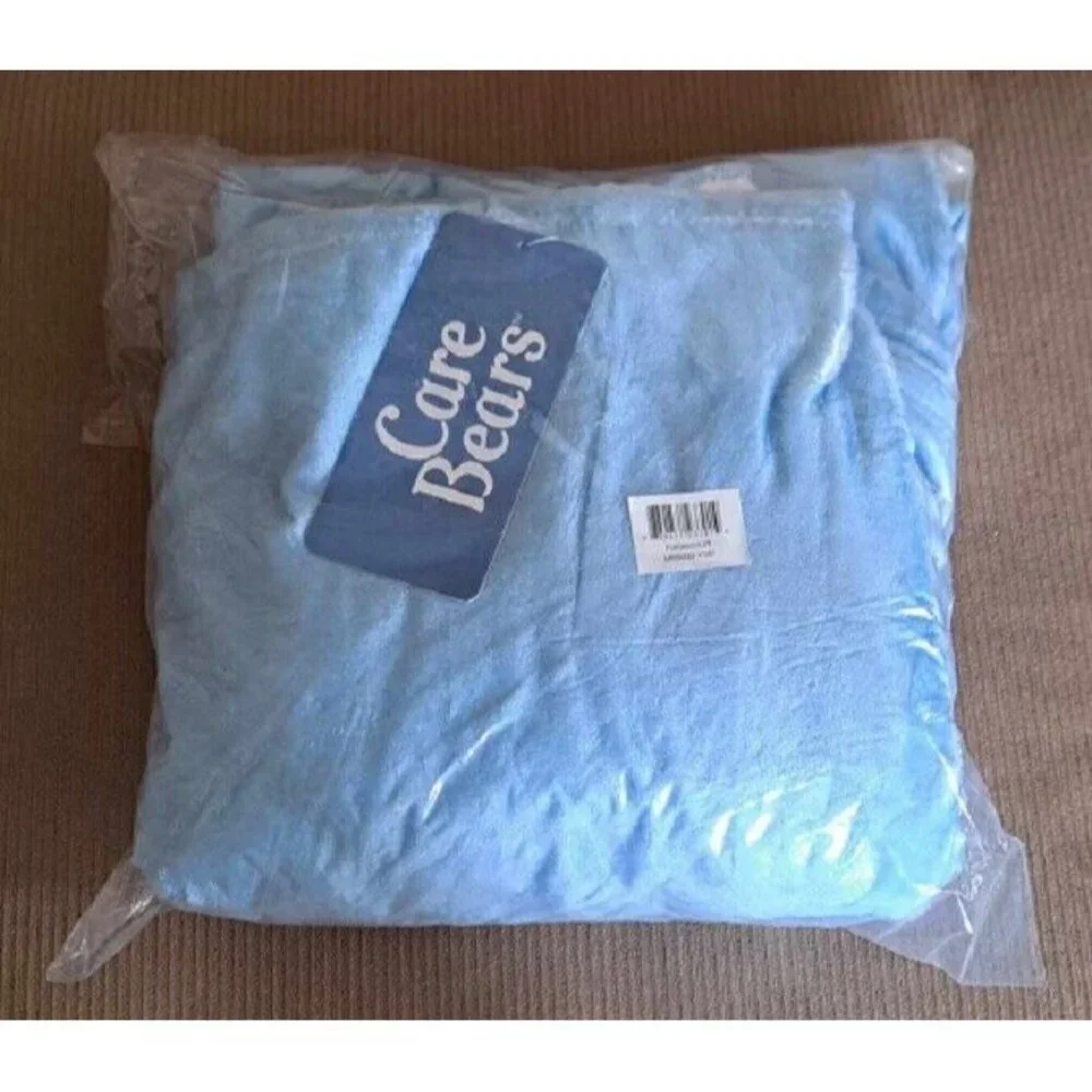 New Grumpy Bear Plush Fleece Throw Gift Blanket Sleeves Care Bears Adult Robe - Picture 3 of 3